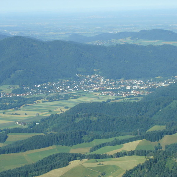 Freiburg von oben Freiburg von oben