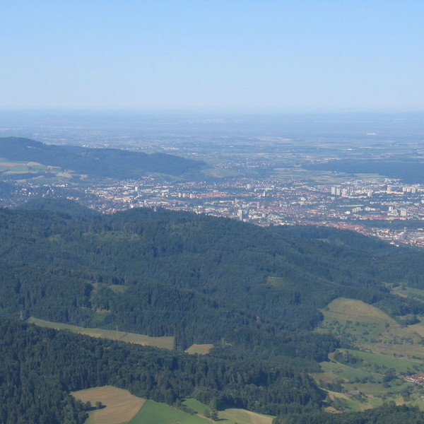 Freiburg von oben Freiburg von oben