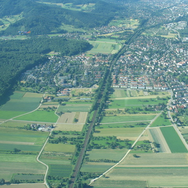 Freiburg von oben Freiburg von oben